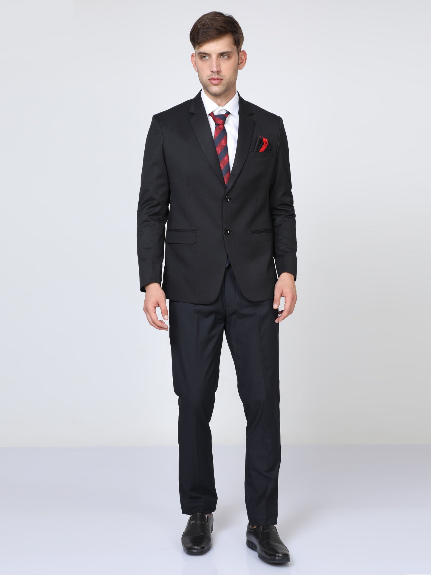 Men's Slim fit Black Suite 2 pcs