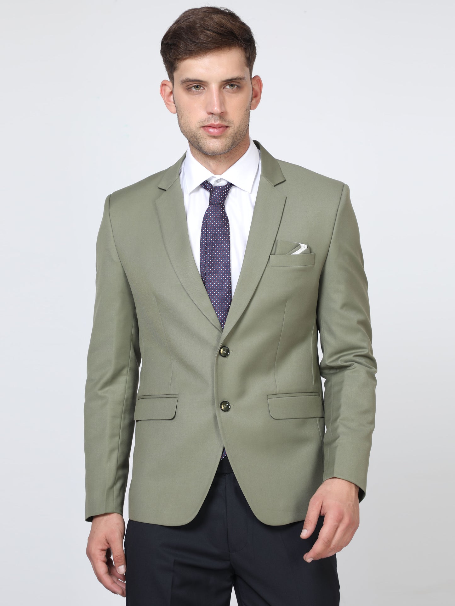 Men's Slim fit Pista Green Suite 2pcs