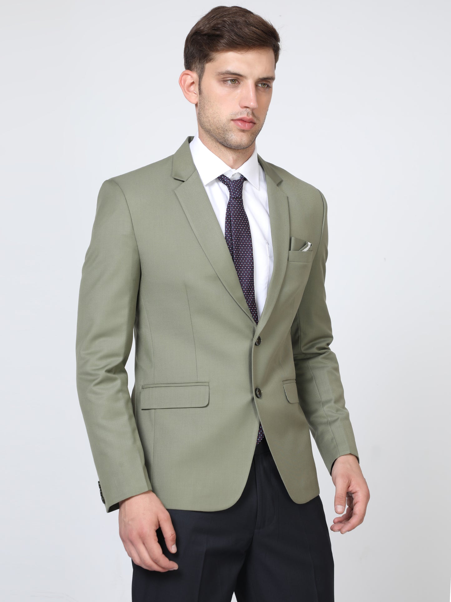 Men's Slim fit Pista Green Suite 2pcs