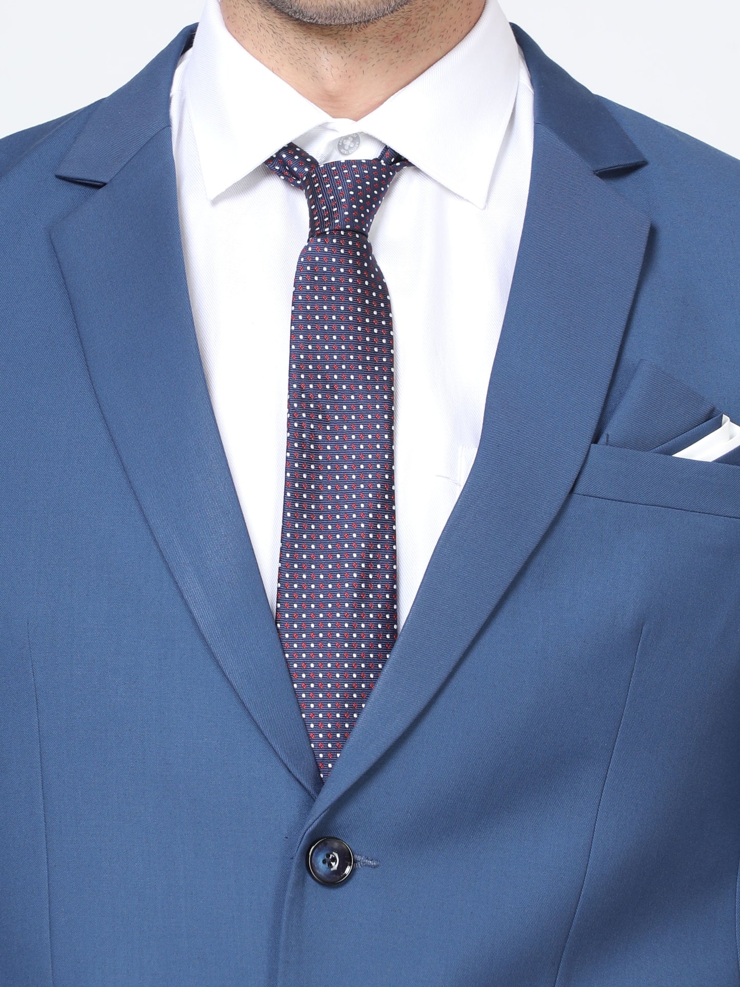 Mens Slim fit Royal Blue Suite 2pc