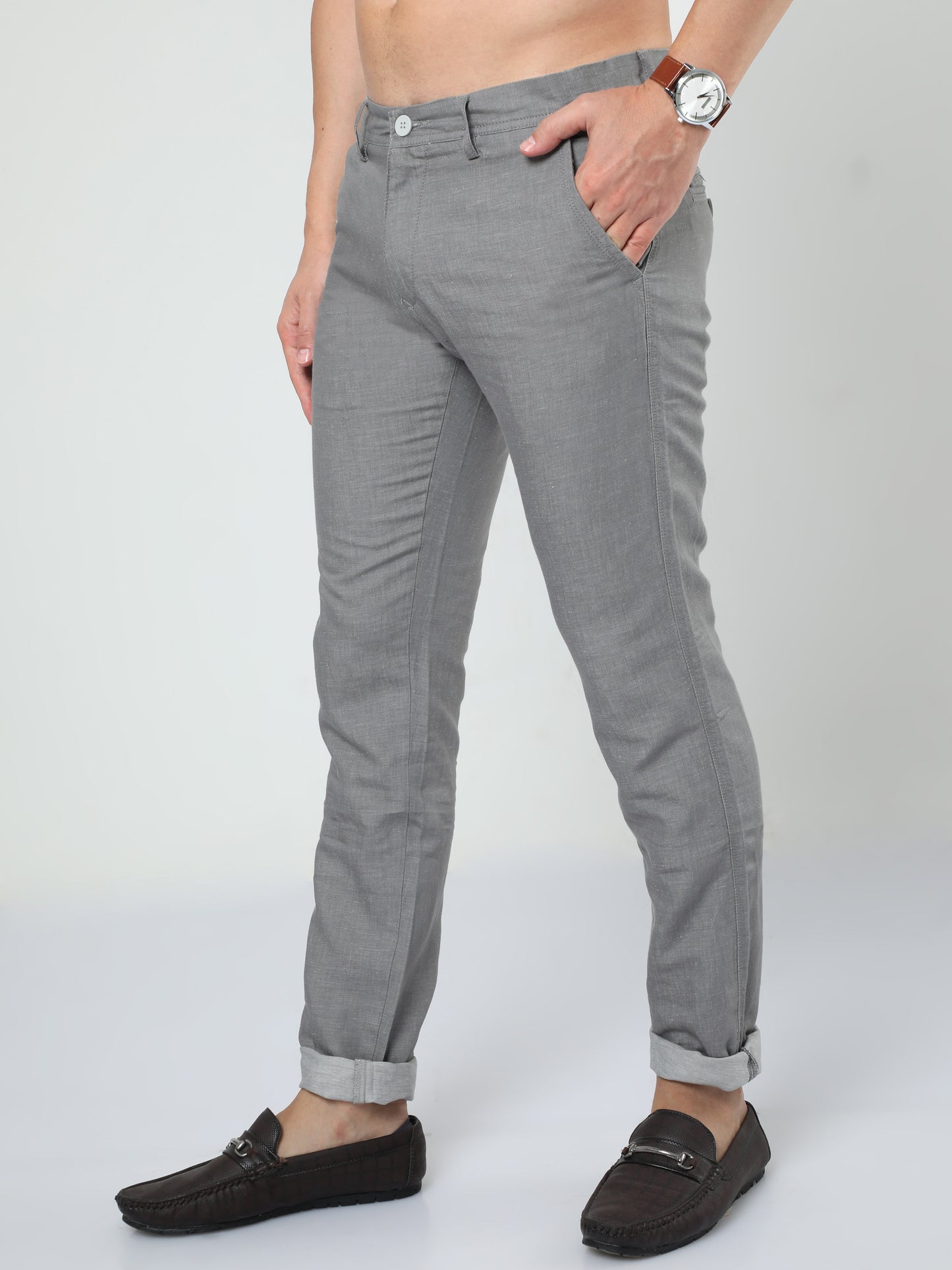 Grey Linen trouser