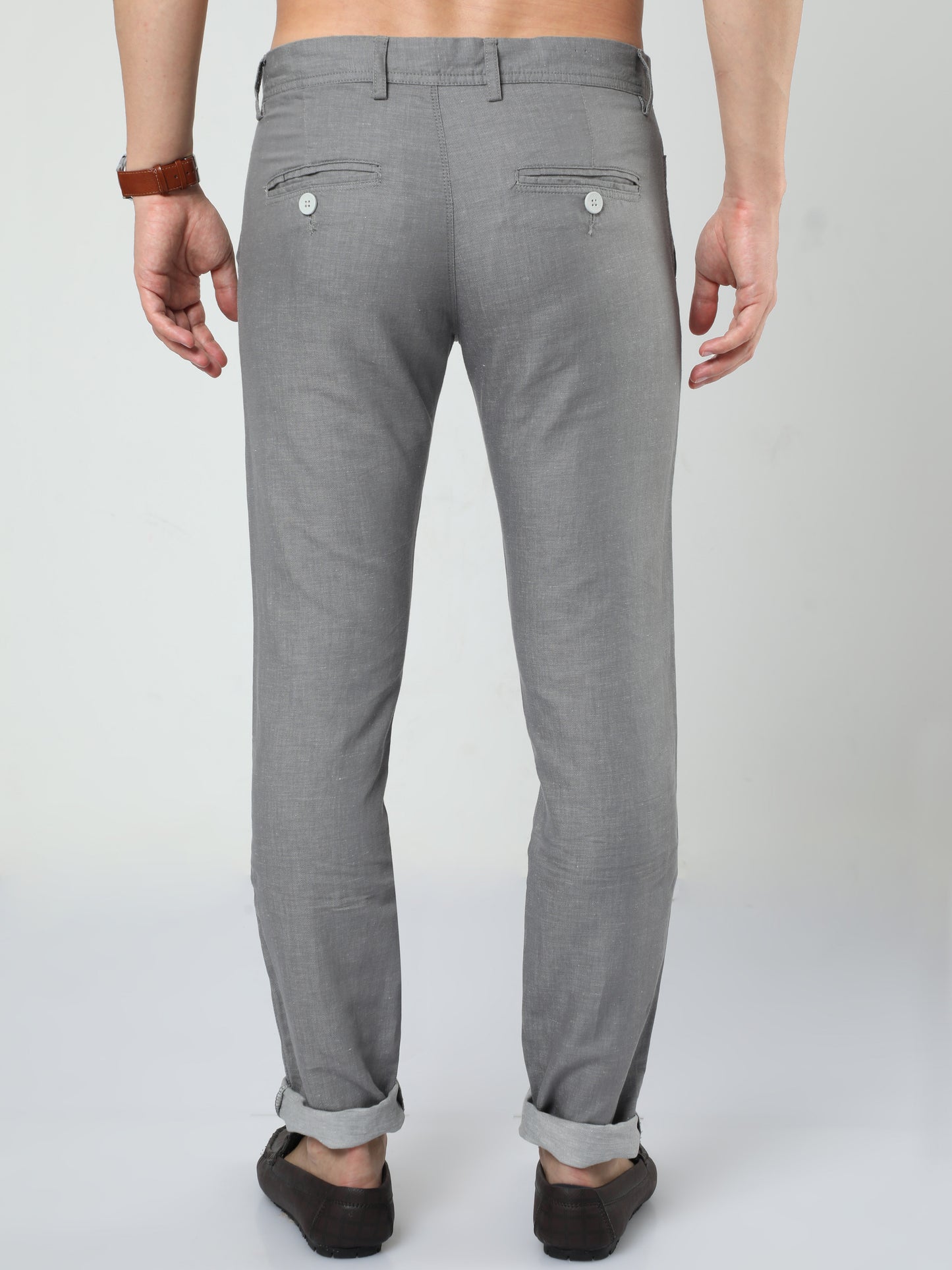 Grey Linen trouser