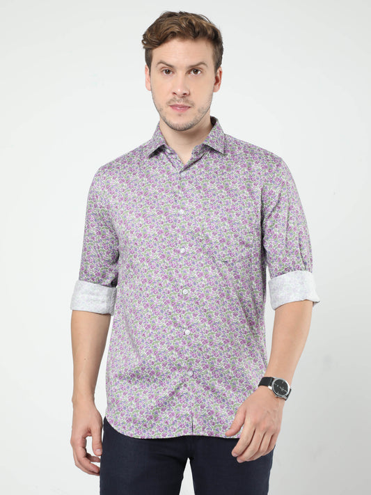 Multi Color Printed Full Sleeves Shirt