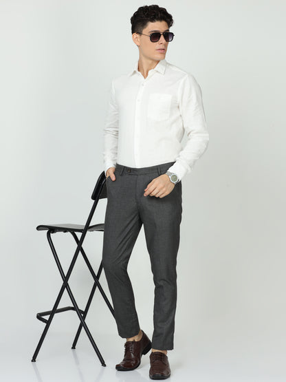 Grey Mens Formal Trouser Grey