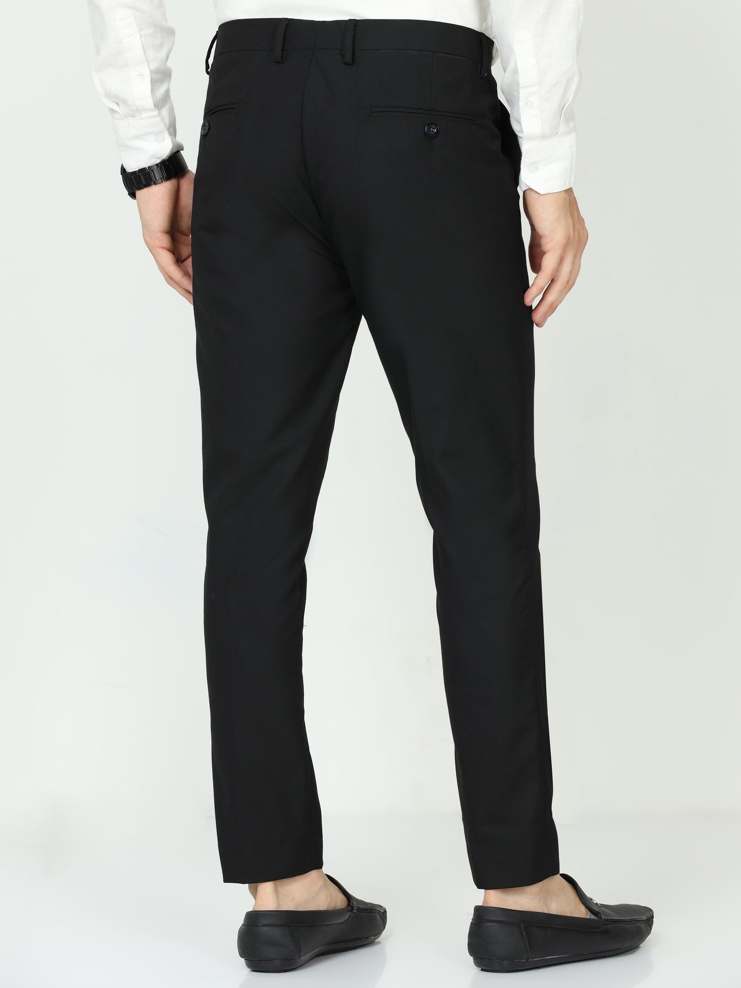 Black Mens Formal Trouser