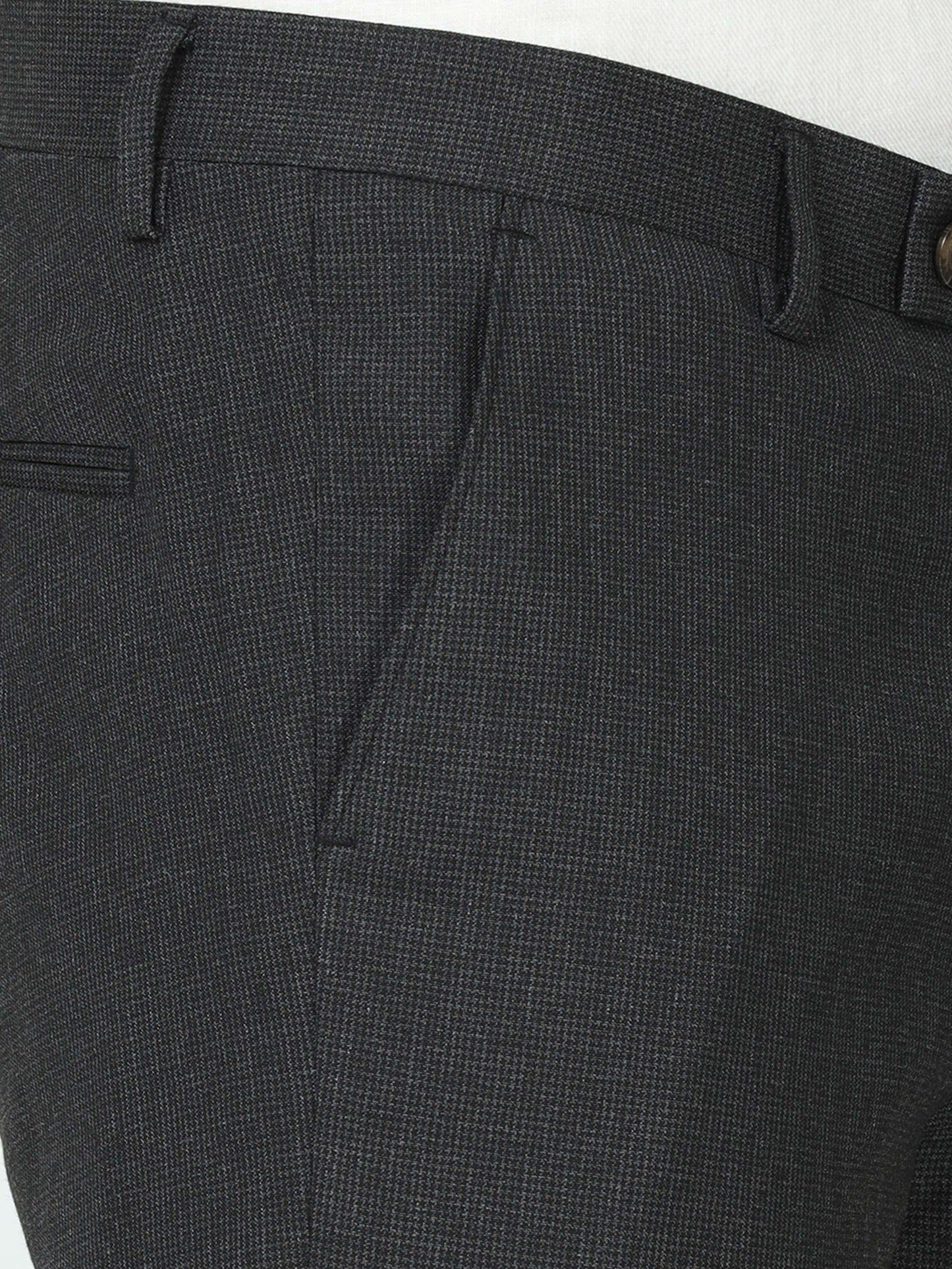 Blue Mens Formal Trouser