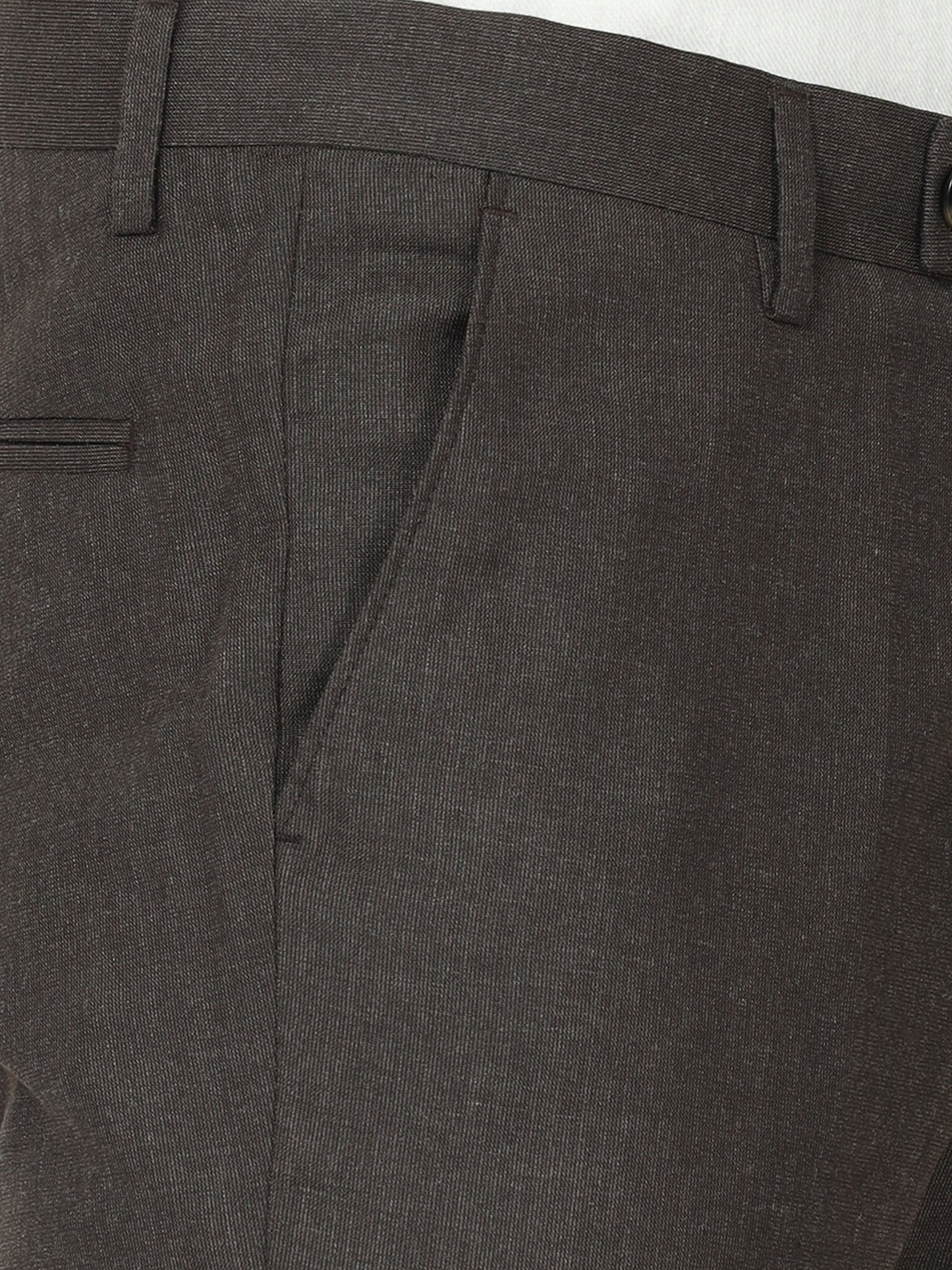 Brown Mens Formal Trouser