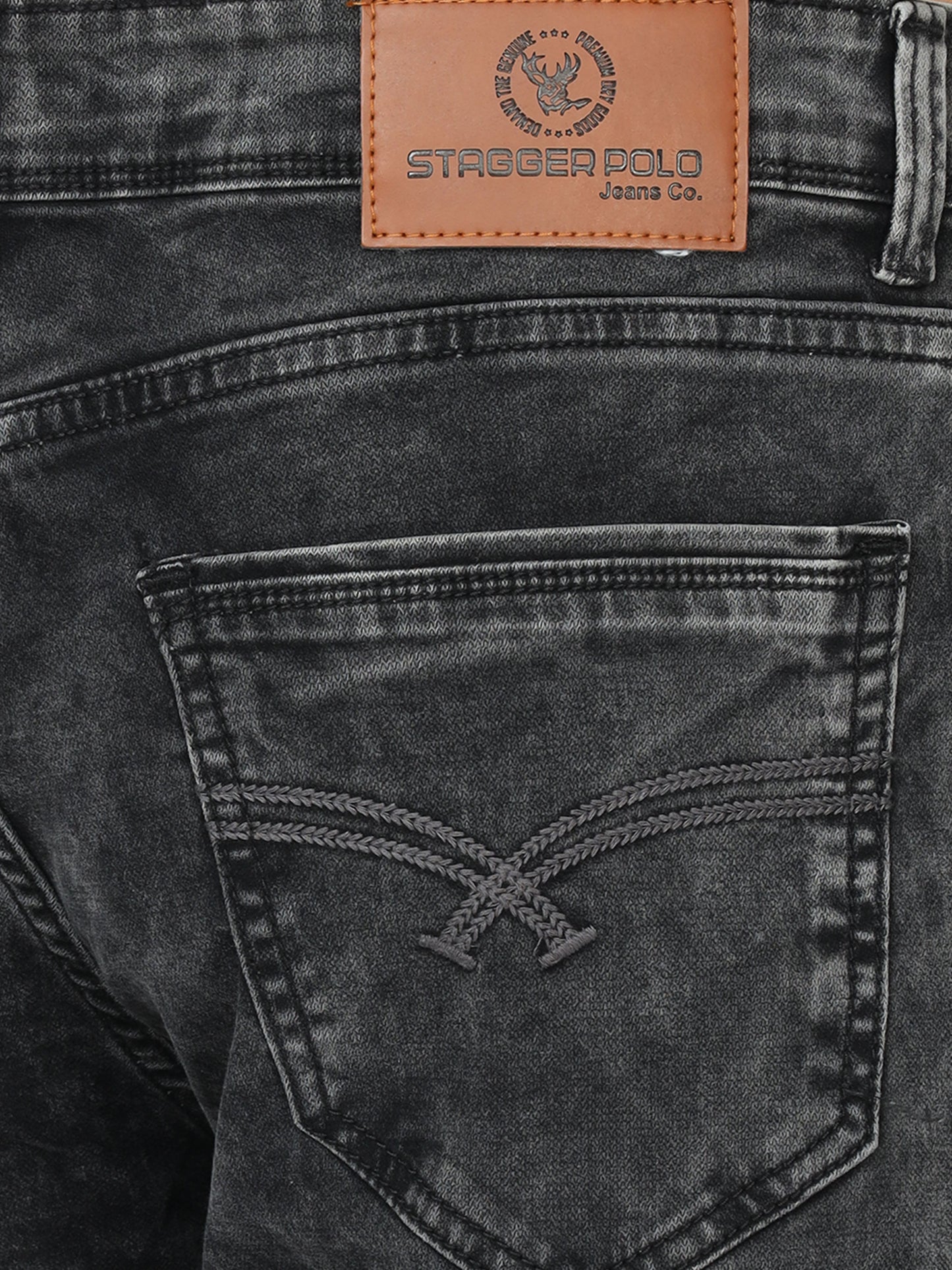 Black Mens Slim Fit Jeans
