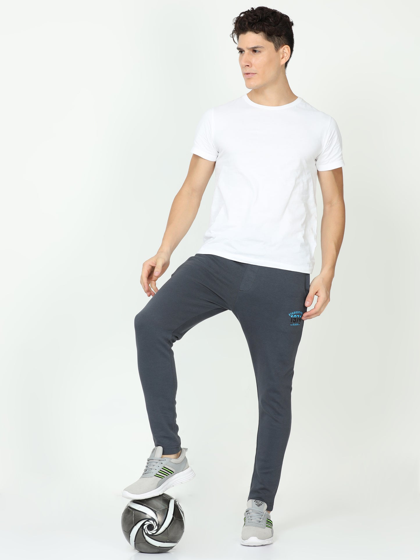 Grey Mens Track Pant