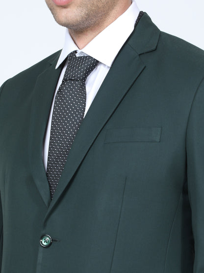 Lunar Green Slim Fit 2pc Suit for Men
