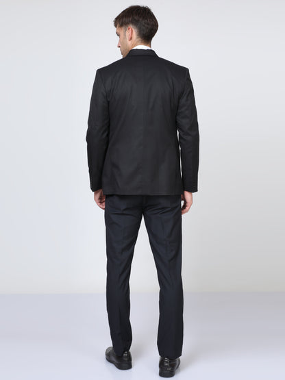 Men's Slim fit Black Suite 2 pcs