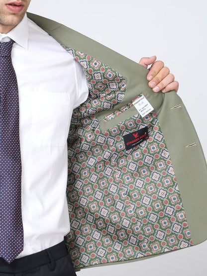 Men's Slim fit Pista Green Suite 2pcs