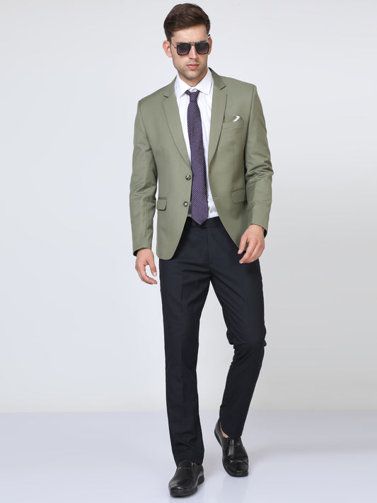 Men's Slim fit Pista Green Suite 2pcs