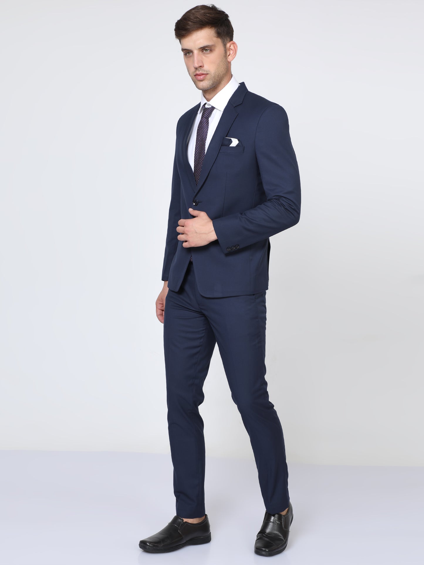 Men's Slim fit Navy Suite 2 pcs