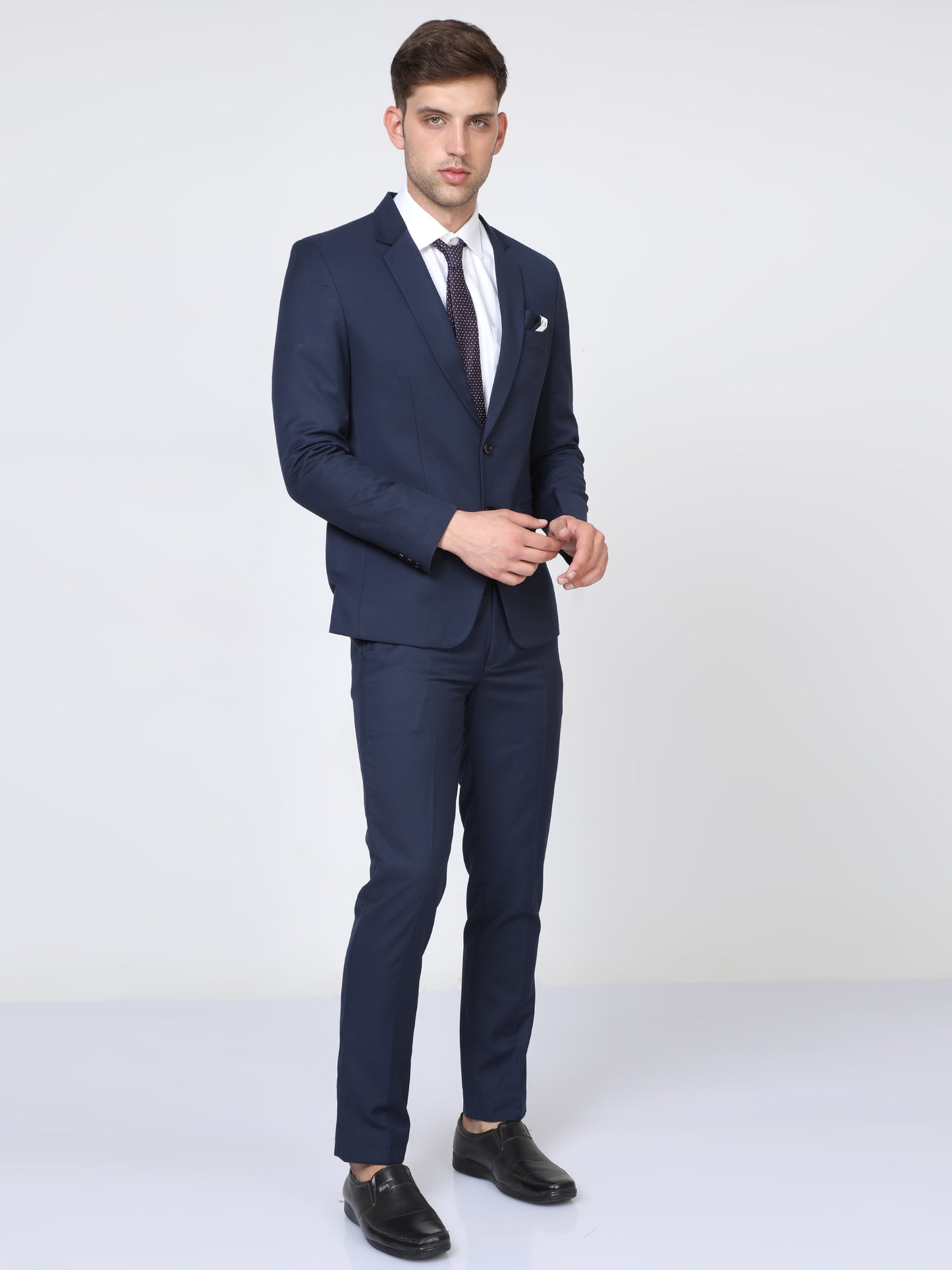 Men's Slim fit Navy Suite 2 pcs
