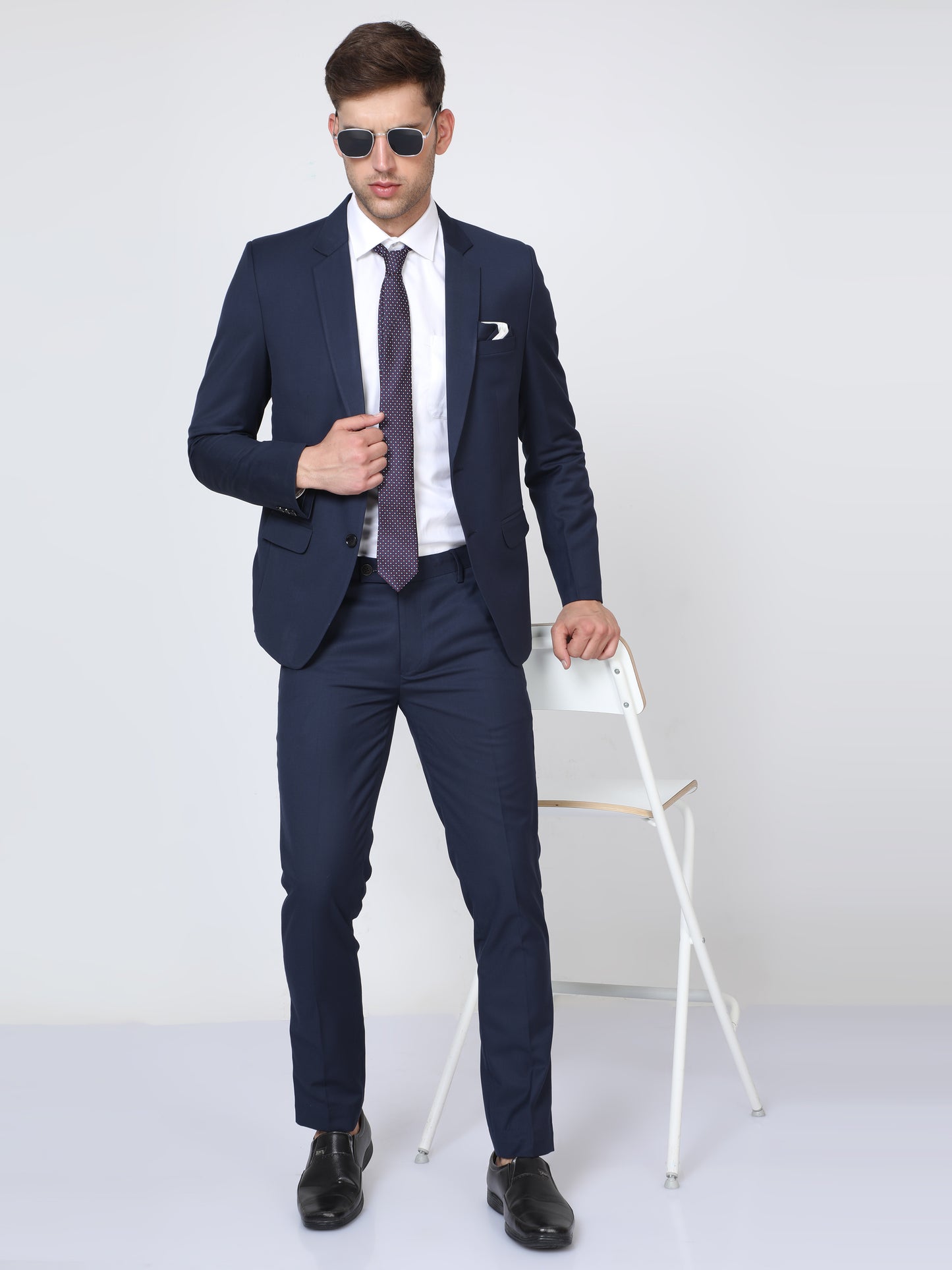 Men's Slim fit Navy Suite 2 pcs