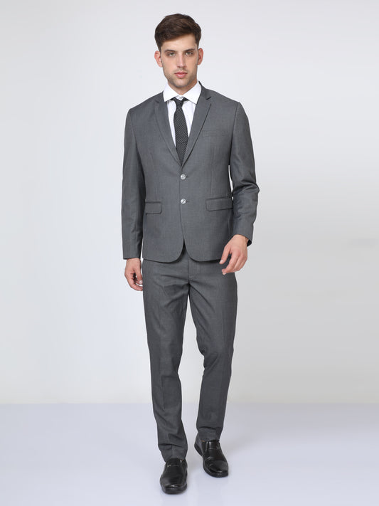 Mens Slim fit Grey Suite 2 pcs