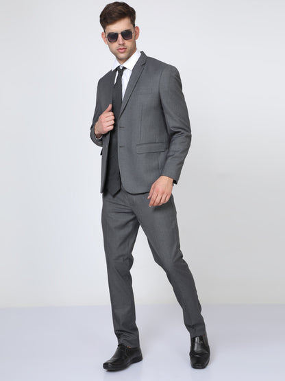 Mens Slim fit Grey Suite 2 pcs