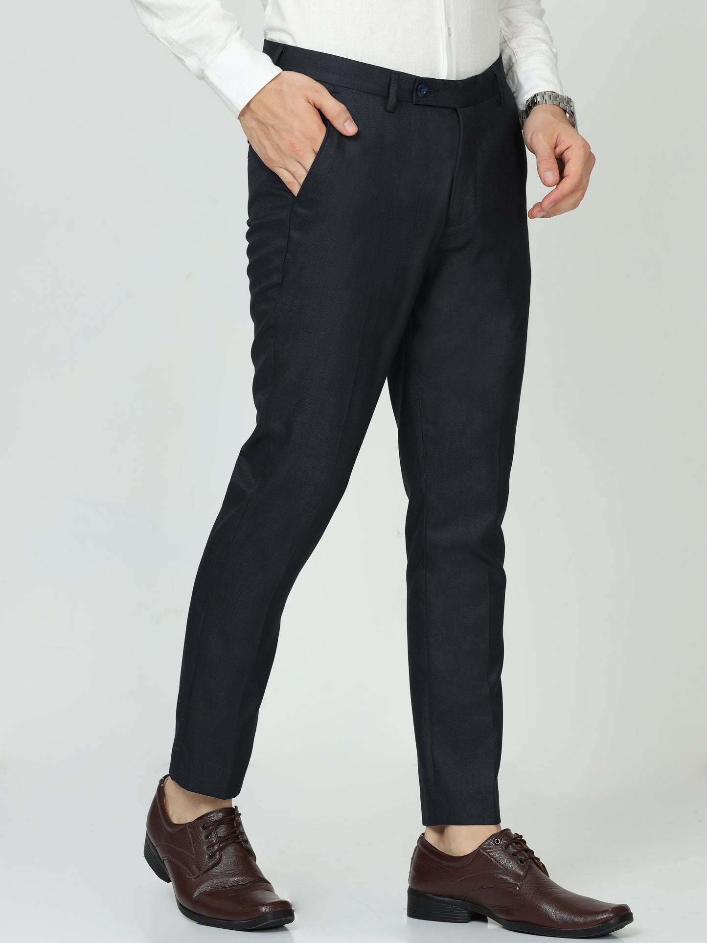 Navy Mens Formal Trouser