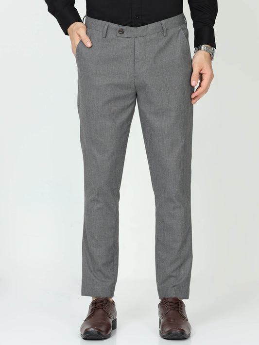 Grey Mens Formal Trouser