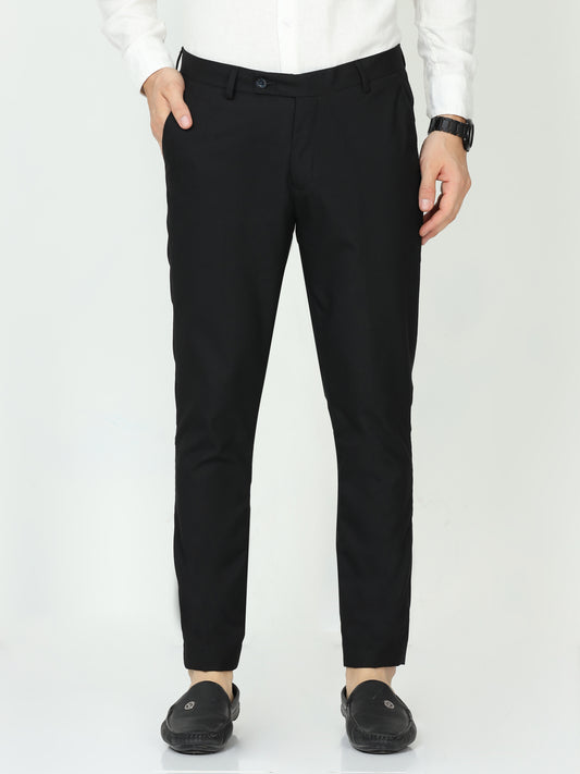 Black Mens Formal Trouser