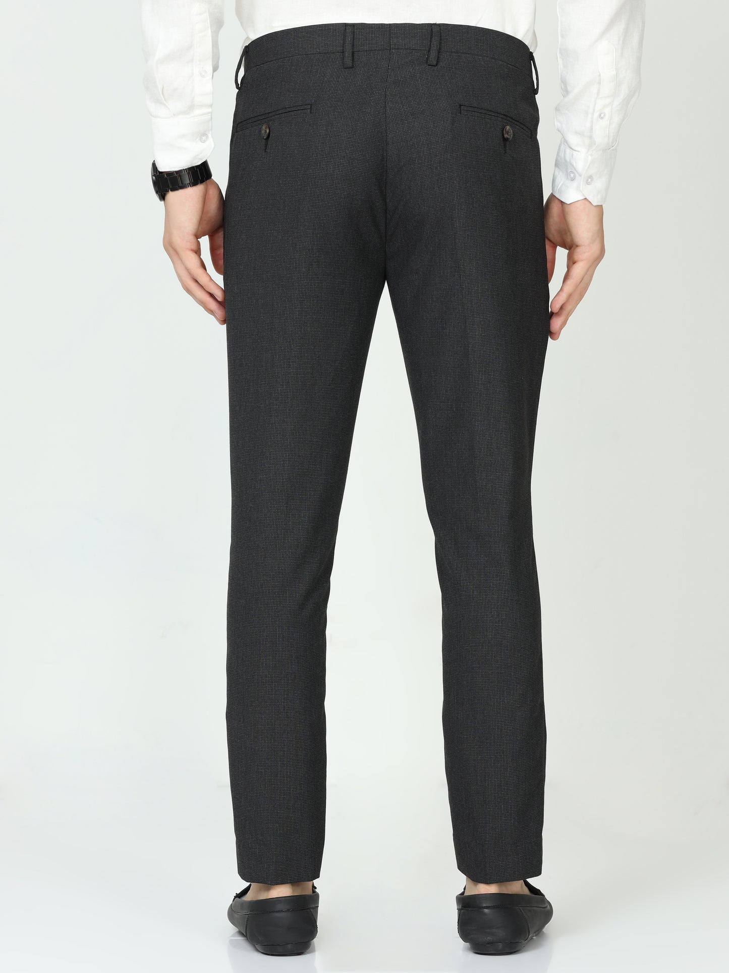 Blue Mens Formal Trouser