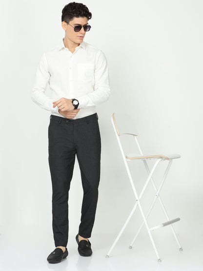 Blue Mens Formal Trouser