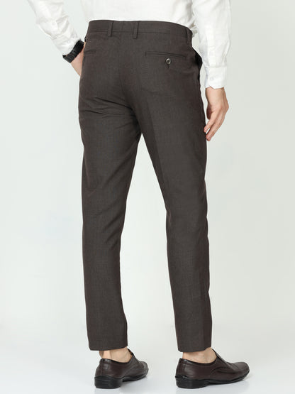 Brown Mens Formal Trouser