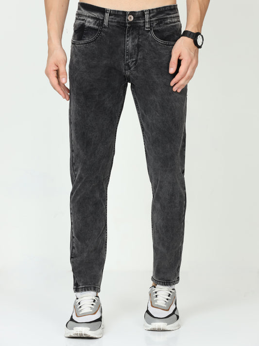 Black Mens Slim Fit Jeans