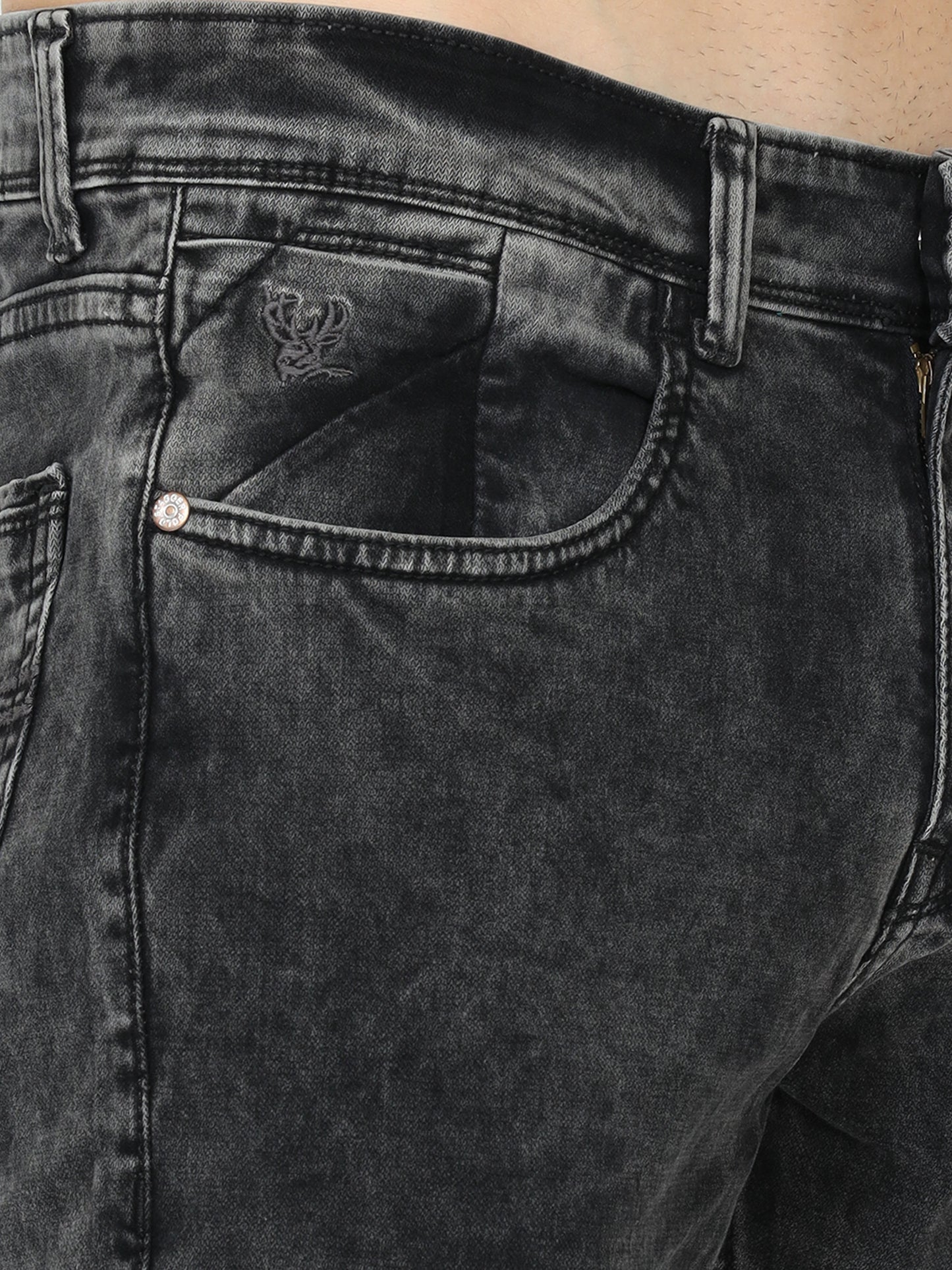 Black Mens Slim Fit Jeans