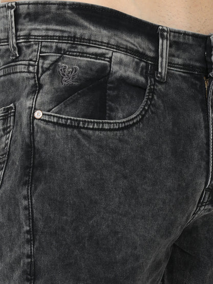 Black Mens Slim Fit Jeans
