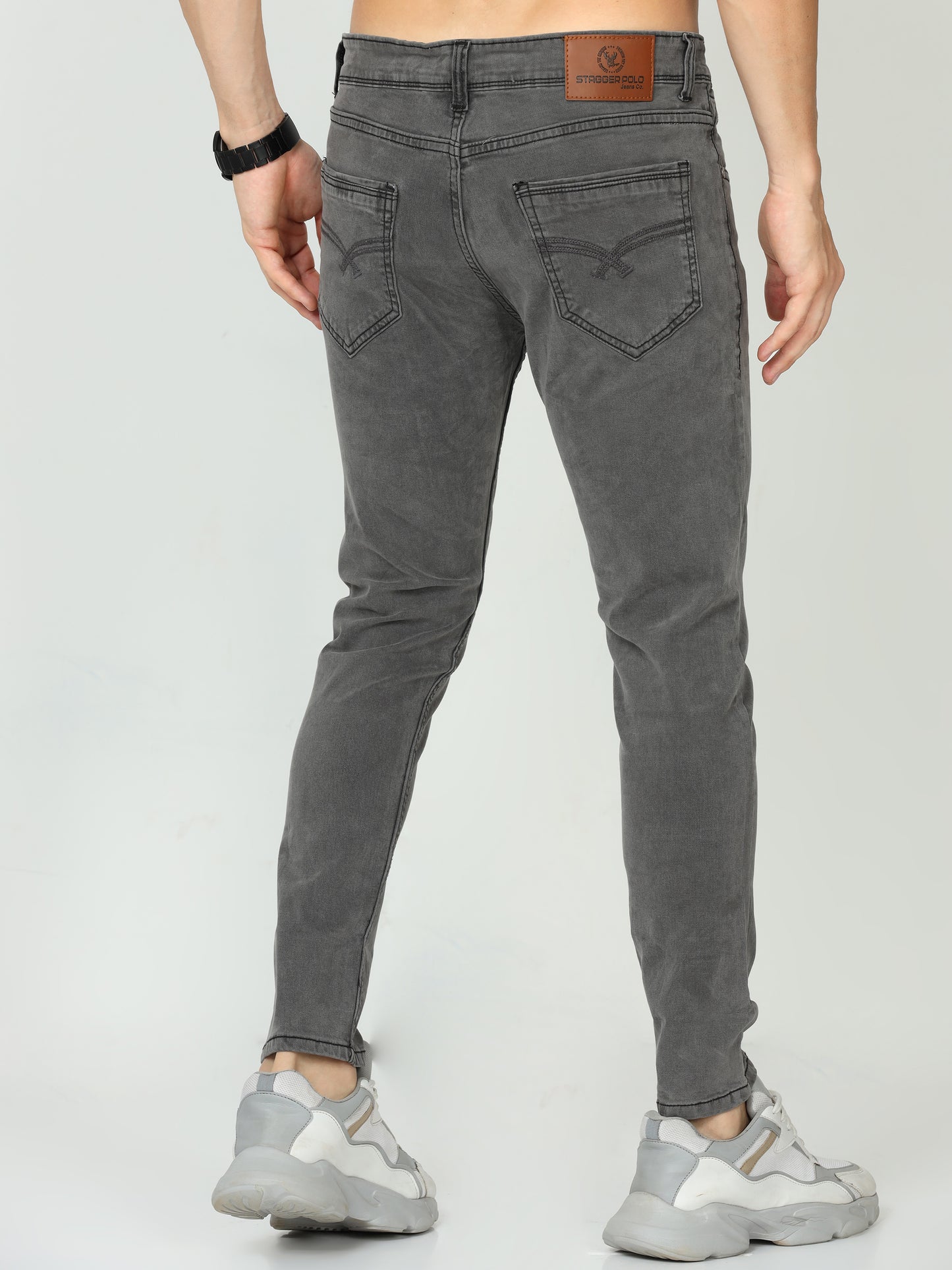 Grey Mens Jeans