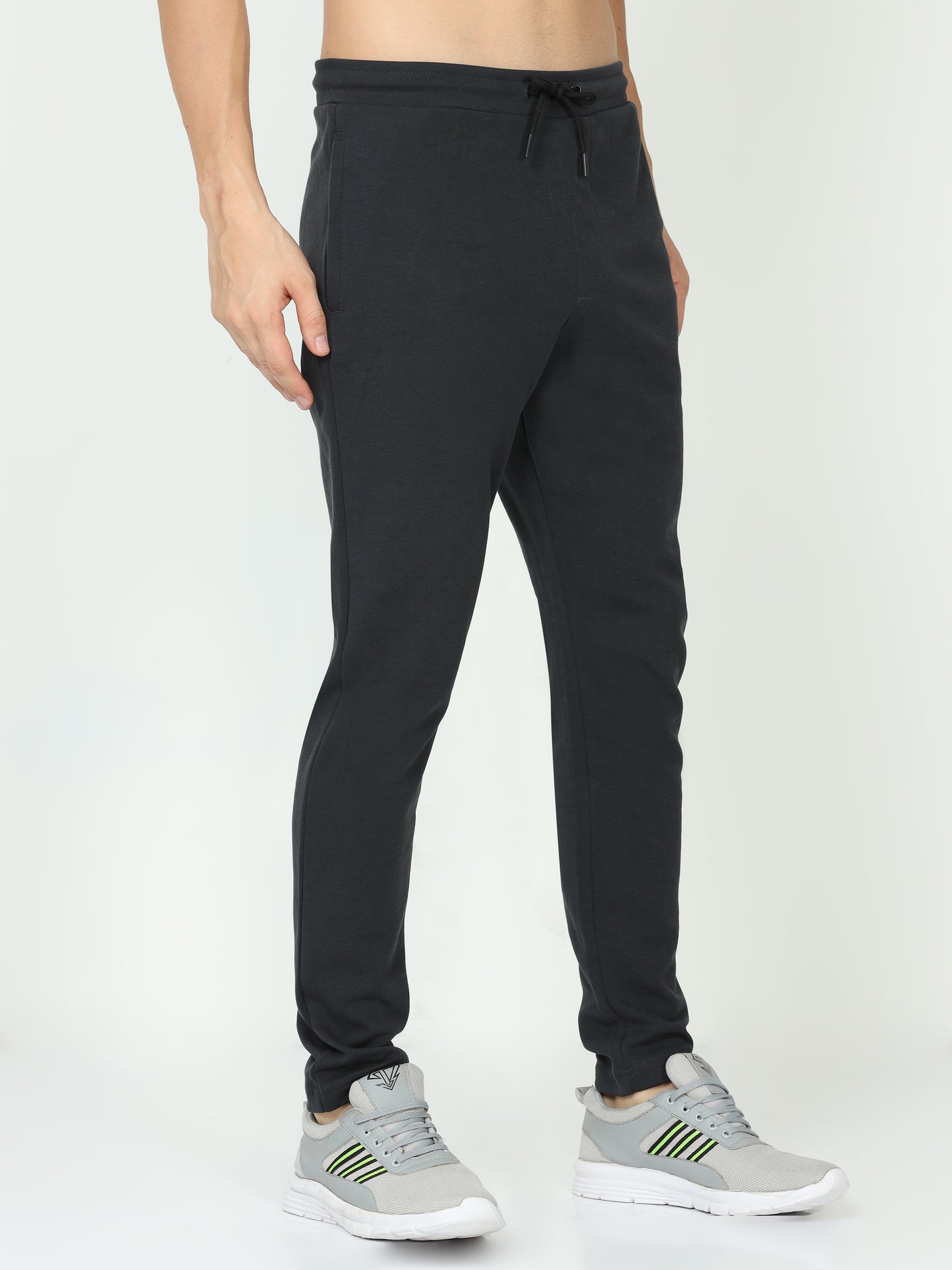 Black Mens Track Pant