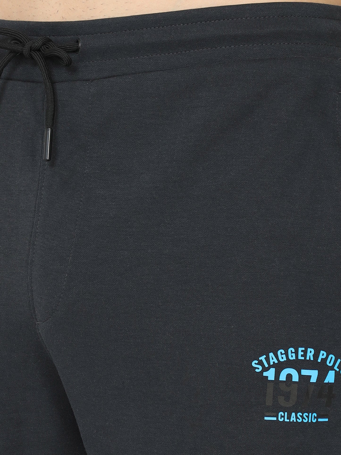 Black Mens Track Pant