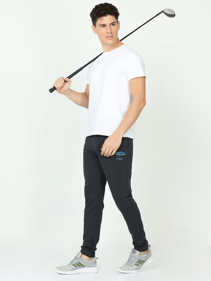 Black Mens Track Pant