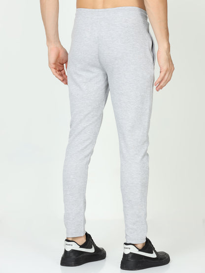 White Meange Mens Track Pant